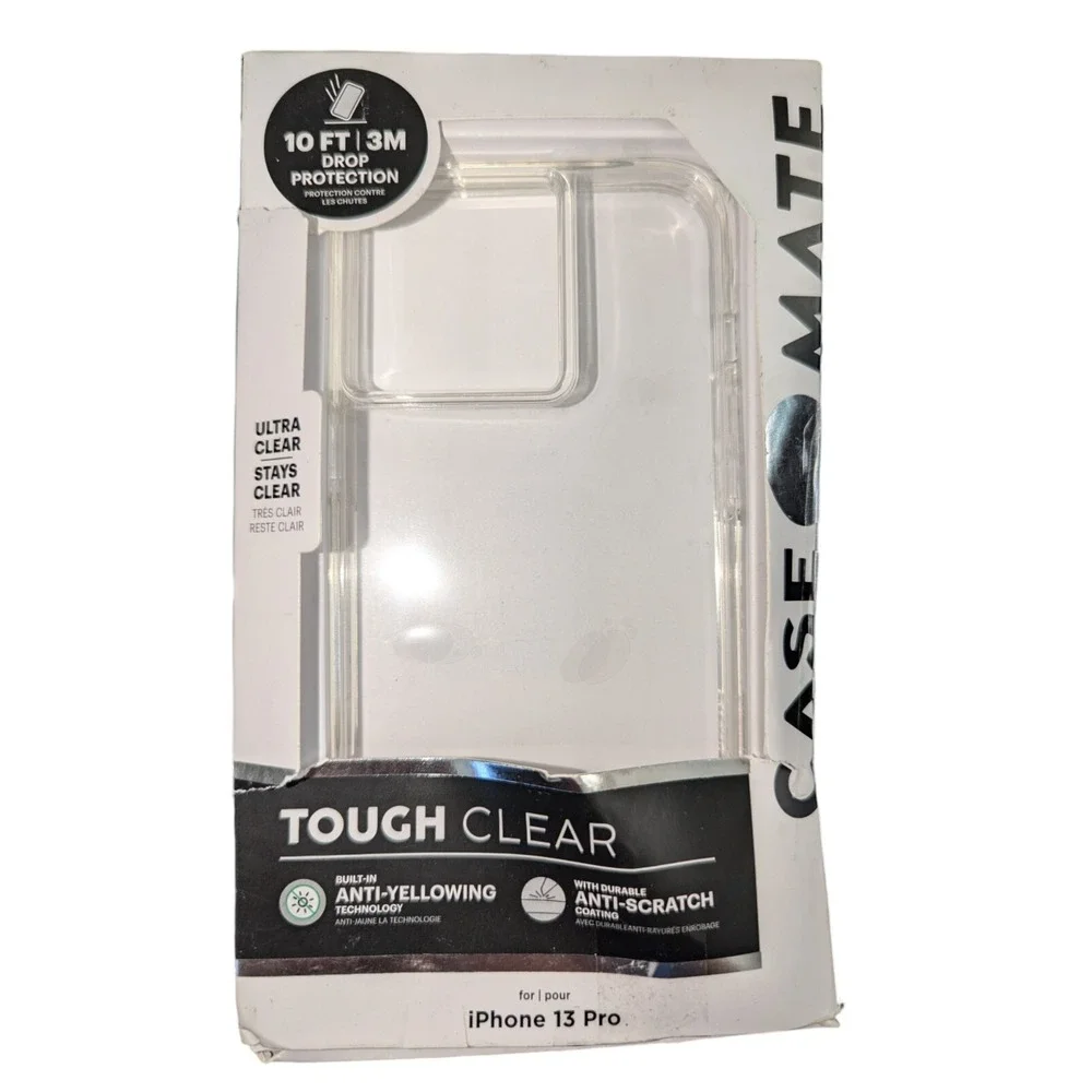 G1. Case-Mate Tough Clear Series Case for Apple iPhone 13 Pro 6.1